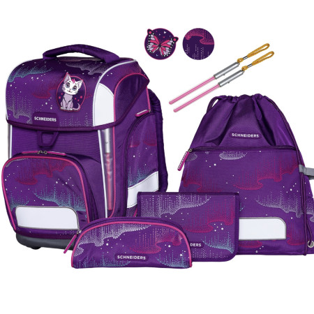 Ergolite Wavy Dots 9 részes iskolatáska szett