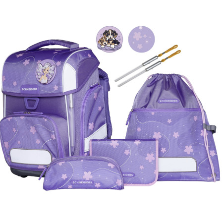 Ergolite Set Flowery 9 részes iskolatáska szett